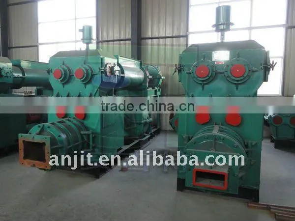 Reamer diameter450mm double stage vacuum extruder for red clay bricks