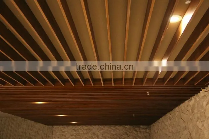 veneer/pvc coated aluminum profile/ wooden aluminium profile for curtain wall