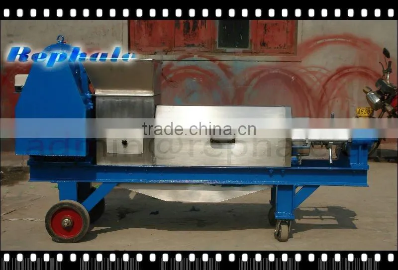 double screw fermented bagasse extractor