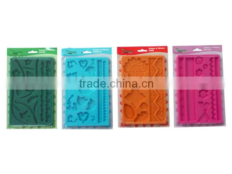 silicone mold fondant flowers for cakes