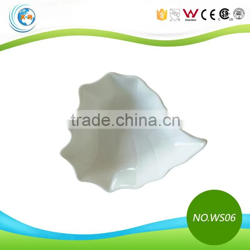 Made In China Leaf Shape Ceramic Cow Butter Dish