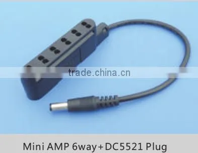 AC/DC Connector 2.1*5.5mm -2.5*5.5mm-3.5mm