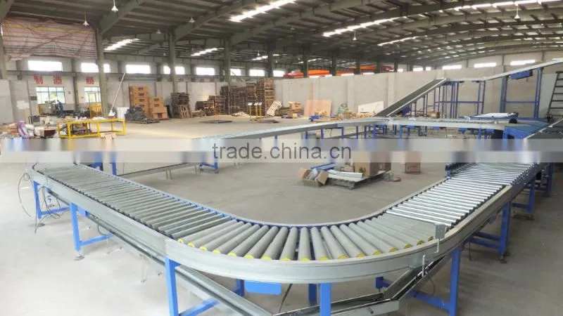 Gravity roller conveyor