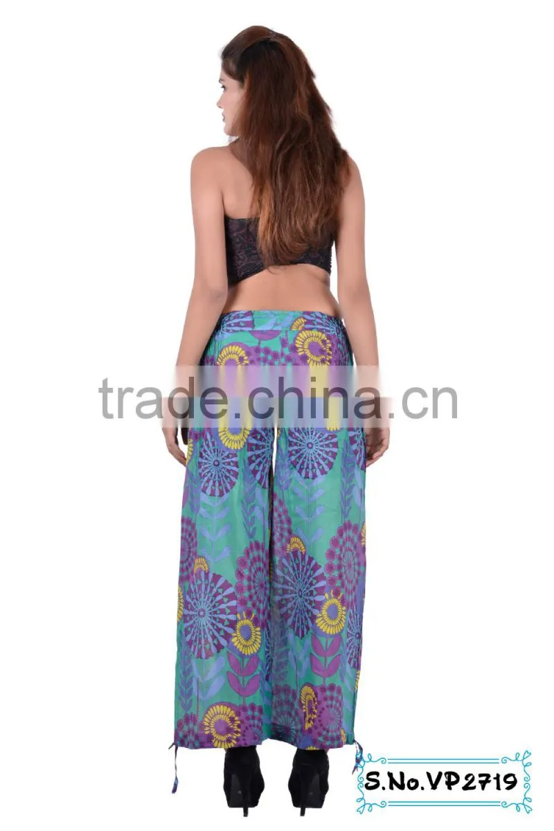 Cotton Printed Trousers yoga pant Plazzo Trouser