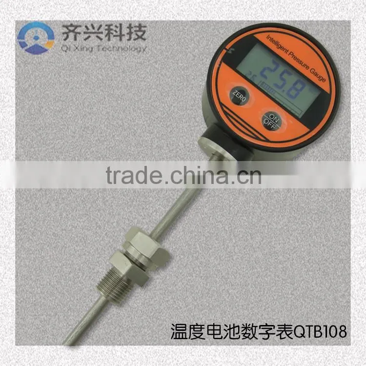 Digital temperature gauge QTB108,smart LCD temperature gauge