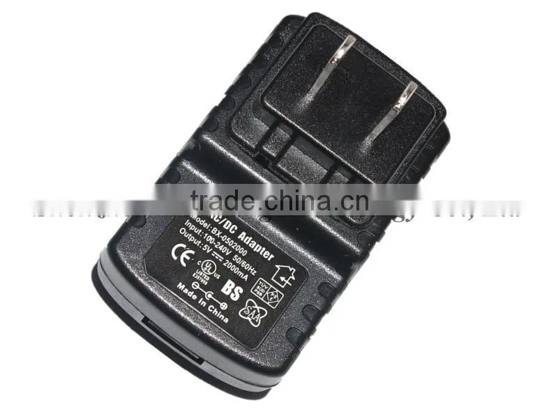5V 2A 10W USB Power Adapter with UL Approved
