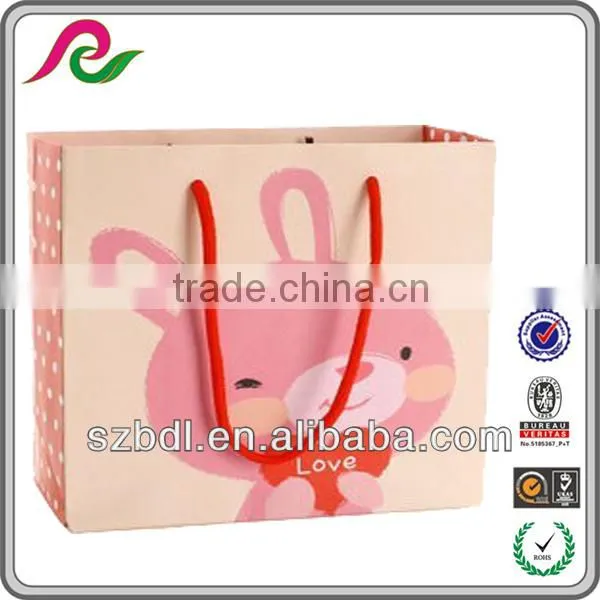 2016 Fashion promotional lovely wedding gift paper bags distributor