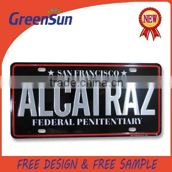 Super quality Promotion personalized car registration plates