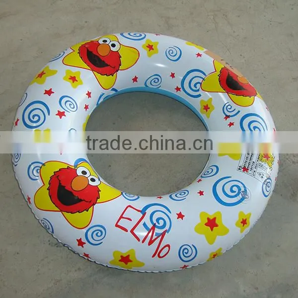 wholesale cute rainbow color unicorn swim ring float