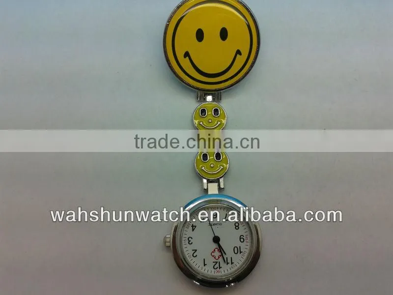 2016 new products for cute cartoon smiling face japan movement nurse watch