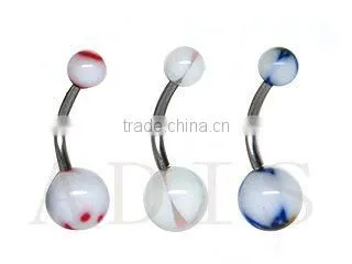 Acrylic belly ring