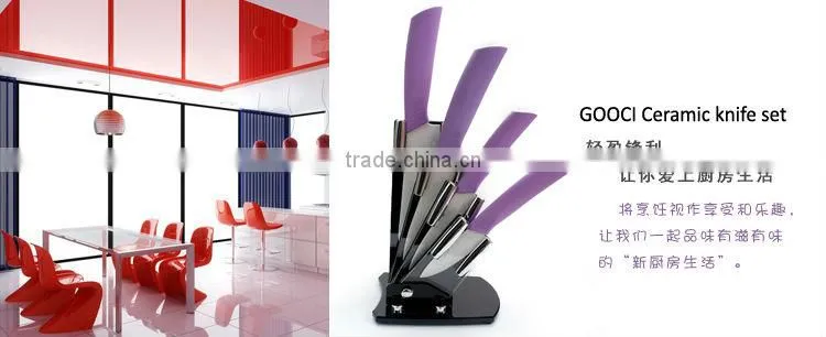 4"+ 6"+ 6.5"+Peeler Ultra Sharp Kitchen Ceramic knife Set Cutlery Knives straight