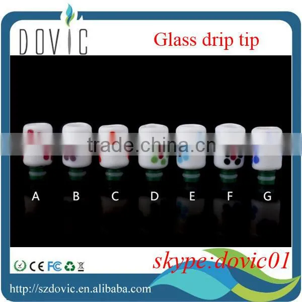 Factory price glass drip tip with high quality