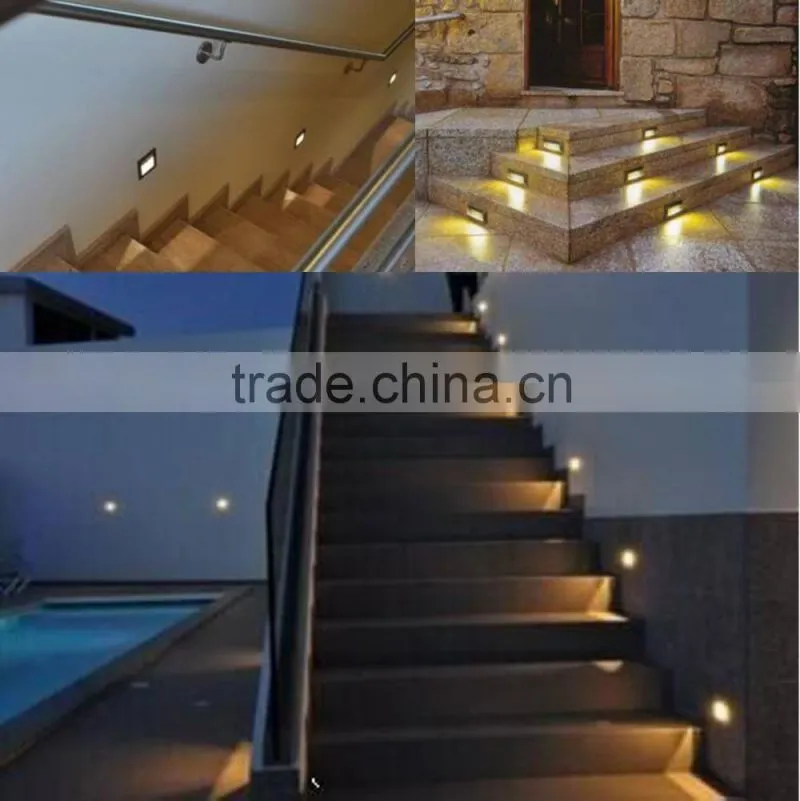 3.2W 2 years warranty RGB colorful wall mount LED light