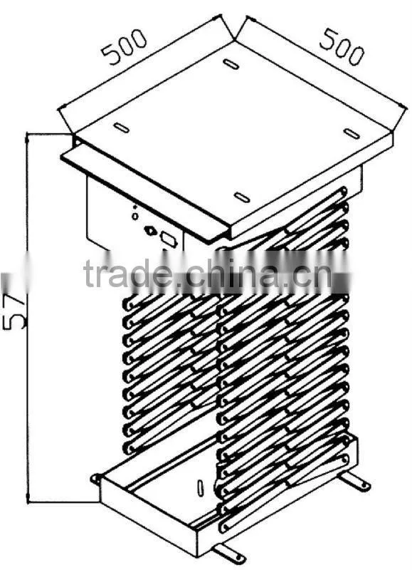 Projector Lift motor-driven, microwave orientation