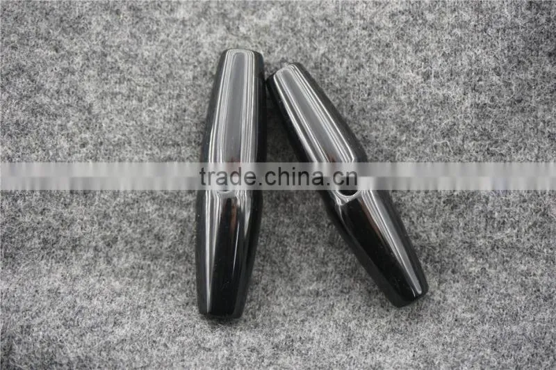 HOT SALE BLACK RESIN BAR BUTTON FOR GARMENT