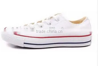 Hot sale Canvas shoes for women and men lace Up Classic Lady Fashion Sneakers low&high Casual Flats Free shipping
