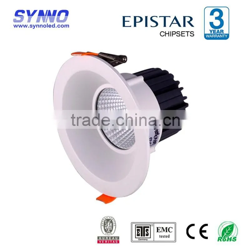 Hot sales 20W COB epistar round recessed IP44 LED downlight