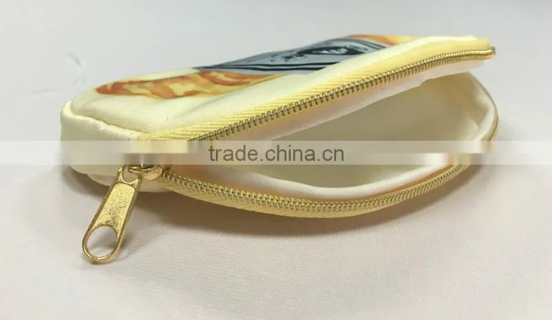 promotional nylon coin purse Hamburger Wallet bag