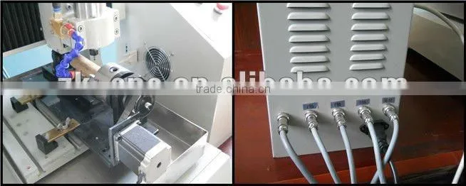Desktop CNC Router with 4th Axis (ZK-3030) OEM available
