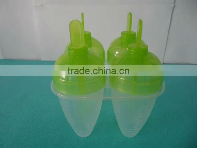 4 teams Plastic PP corn shape Ice Mold