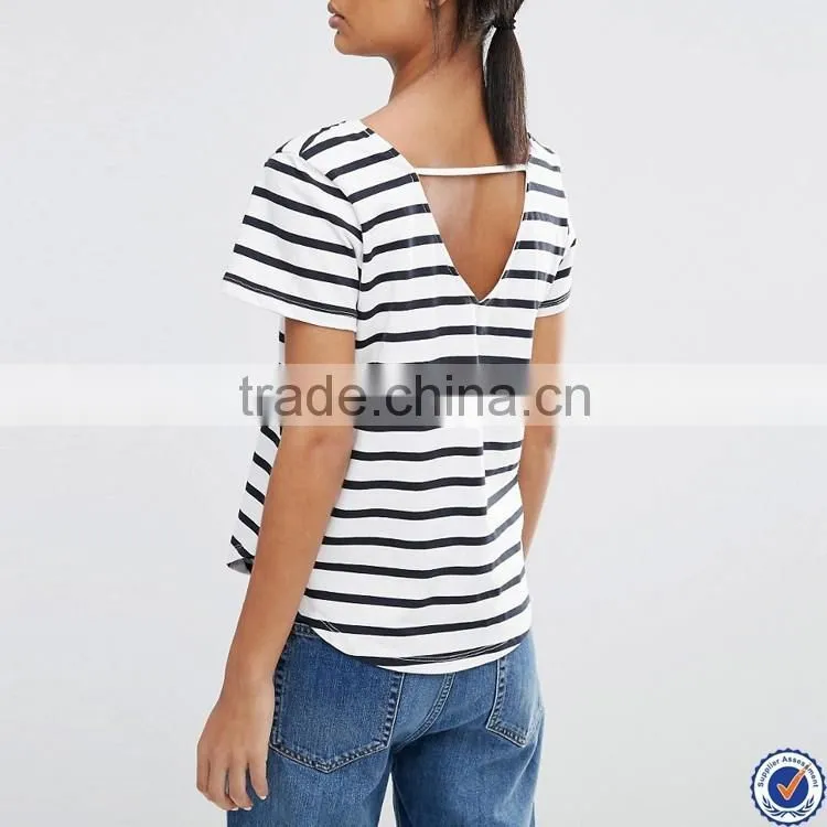 china supplier custom made women tshirt crew neck short sleeve t shirt with flame printing