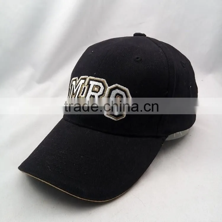 Wholsale OEM best quality applique baseball hats and caps