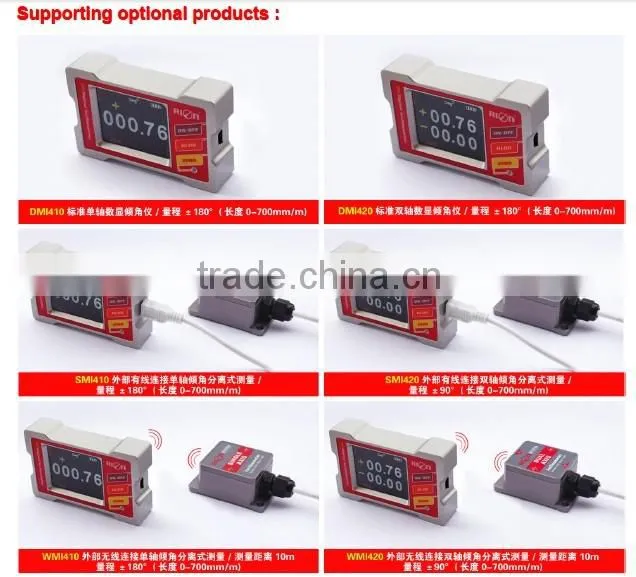 DMI420 Low Cost Mini Bevel Box Digital Inclinometer/Mechanical Inclinometer/Calibration of Inclinometer Made In China