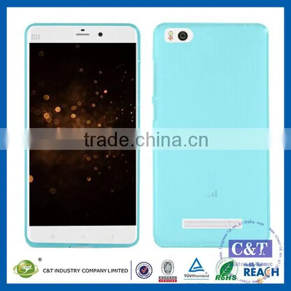 C&T Crystal Clear Transparent Flexible Soft Gel Tpu Case Cover For Xiaomi Mi 4i, For xiaomi mi4i