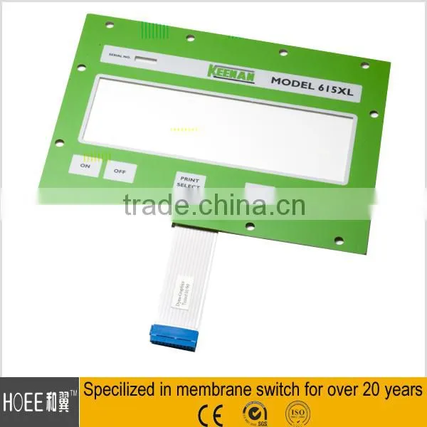 long cable flat button membrane control switch keypad