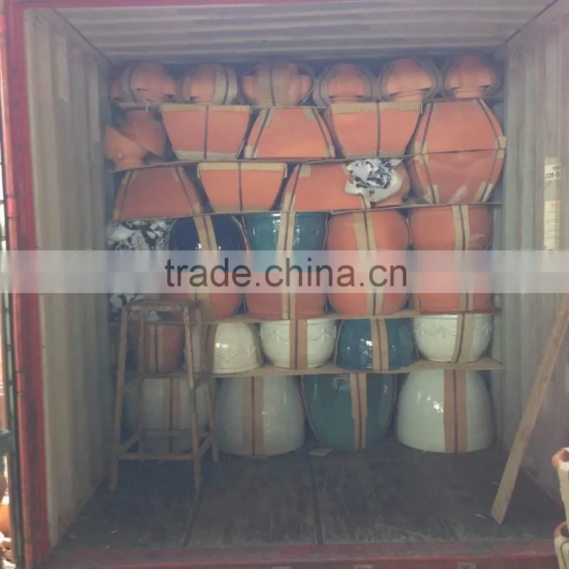 Bird Bath Plain Ceramic flower pots wholesale