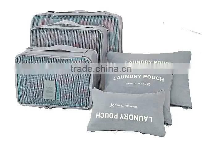 6 PCS Travel Luggage Packing Cube Bag Set Clothes Storage Bags Travel Kit