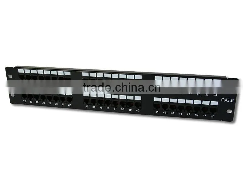 Free sample 48 por 24 port patch panel