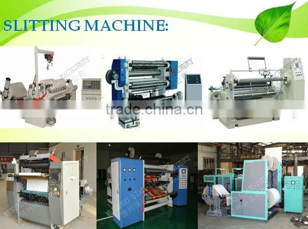 High speed bopp tape slitting machine