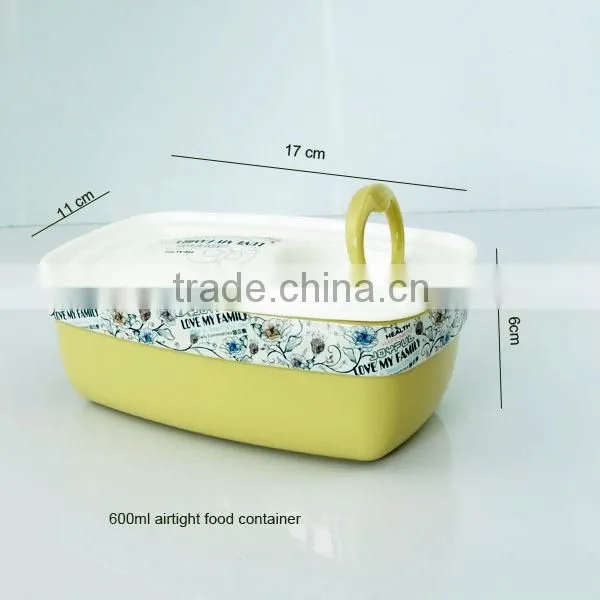 2014 hot eco friendly plastic food container, heating up bento lunch box
