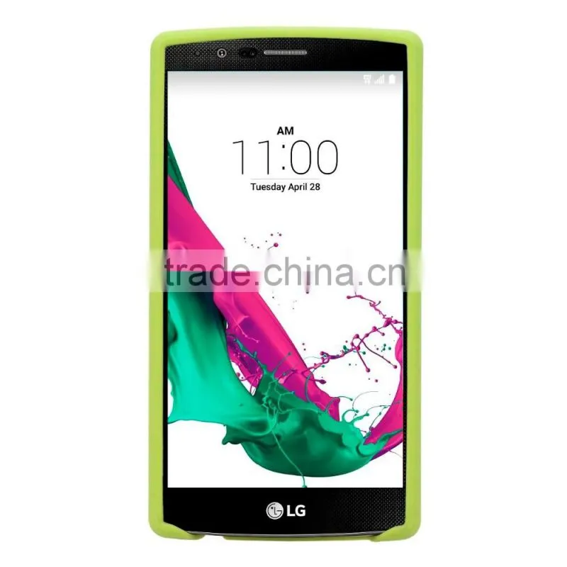 Alibaba express mobile phone soft TPU leather pattern finish case for LG G4 back cover