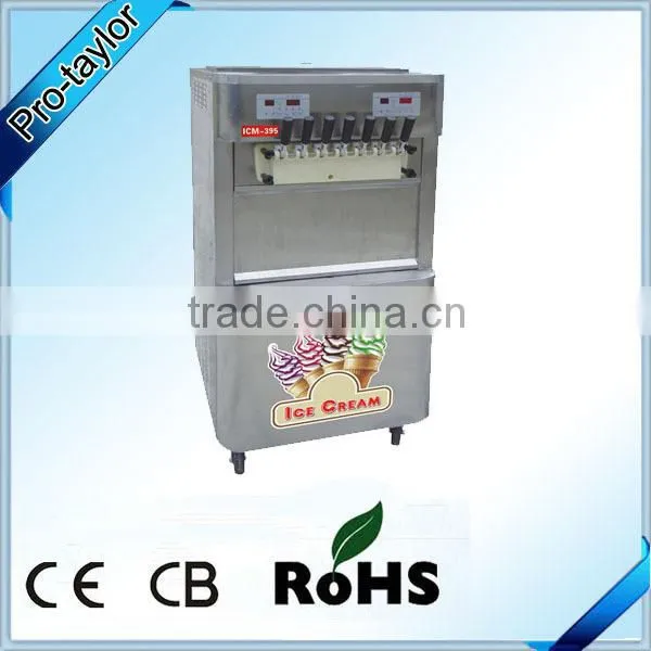 China Professional 4+3 Mixed Flavors Frozen Yogurt Machine