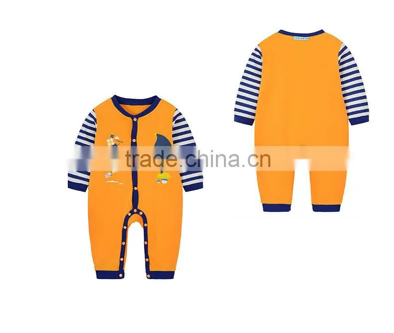 OEM service unisex baby rompers organic cotton