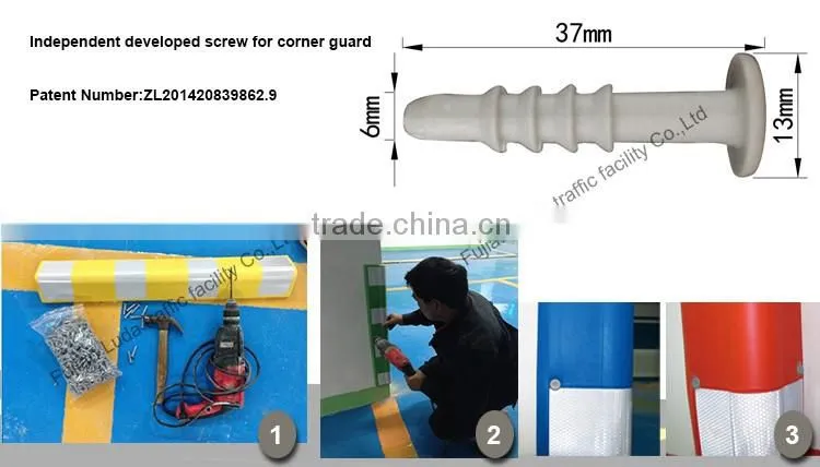 Patented rubber wall guard EVA corner guard with super flexible material