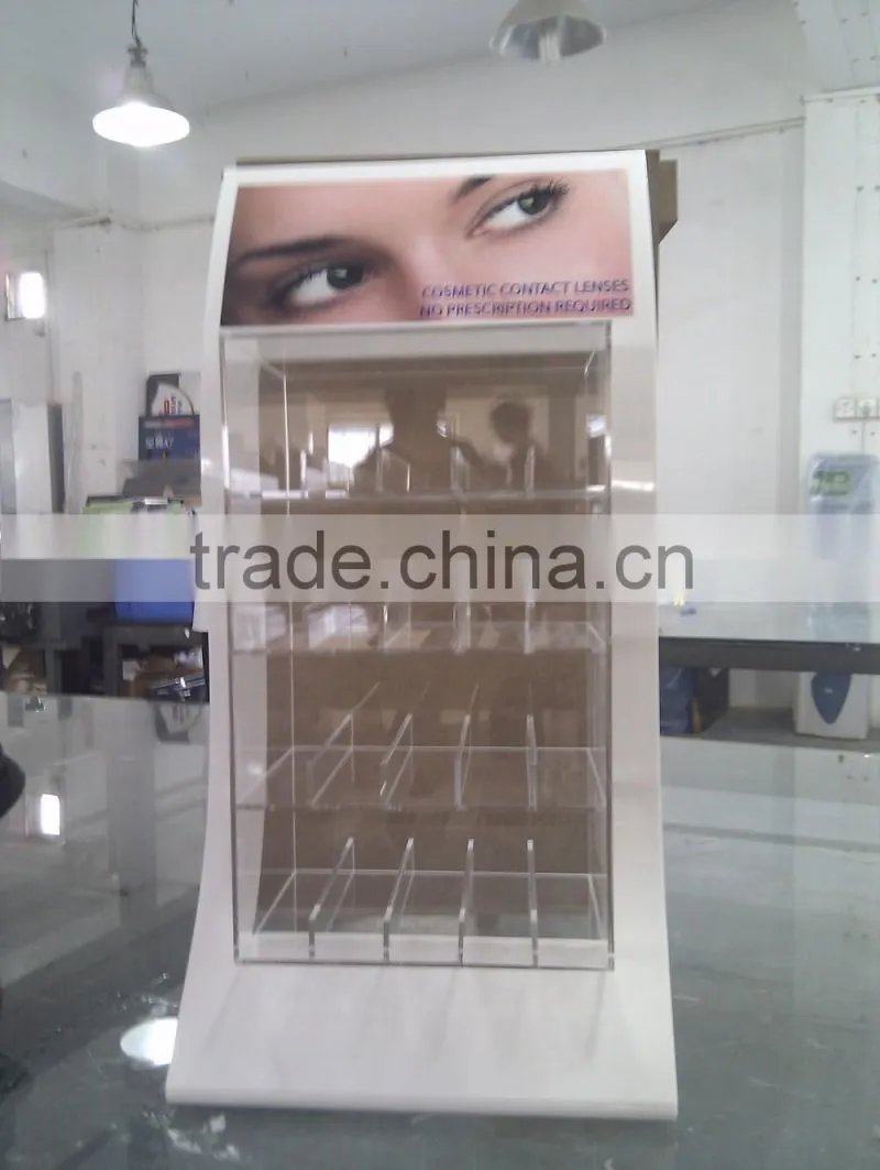 Pop table top acrylic display stand for eyelash
