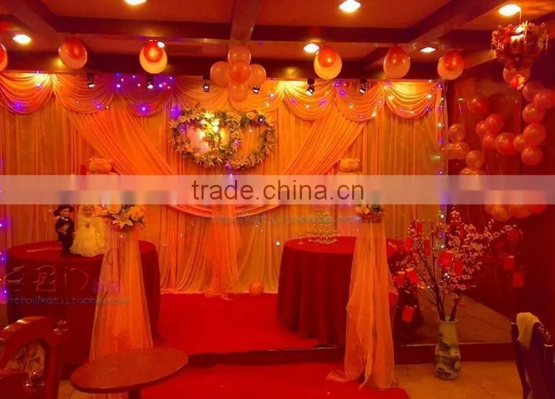 20*275cm In Stock Wedding Organza Cheap Wedding Chair Cover Sashes Sash Party Banquet Decoration Bow Colours