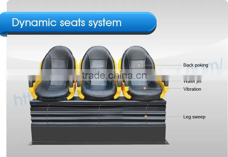 Electric platform 3 dof motion 3d 4d 5d theater equipment