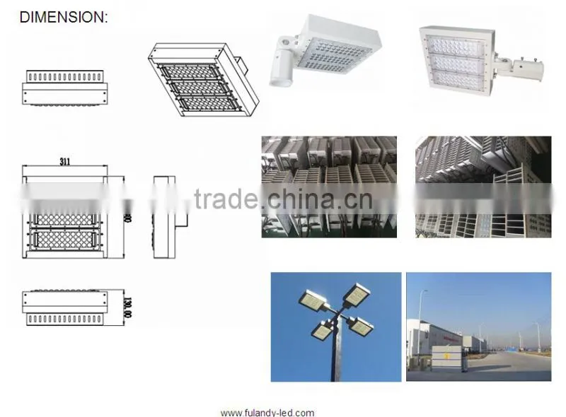 USA shoe box light 150w 180w 320w 400w 480w replacement 1000W HID HPS light DLC UL Parking lot light