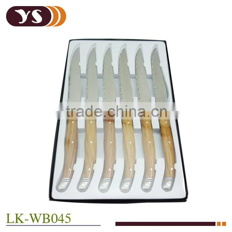 6pcs cheap steak knife set