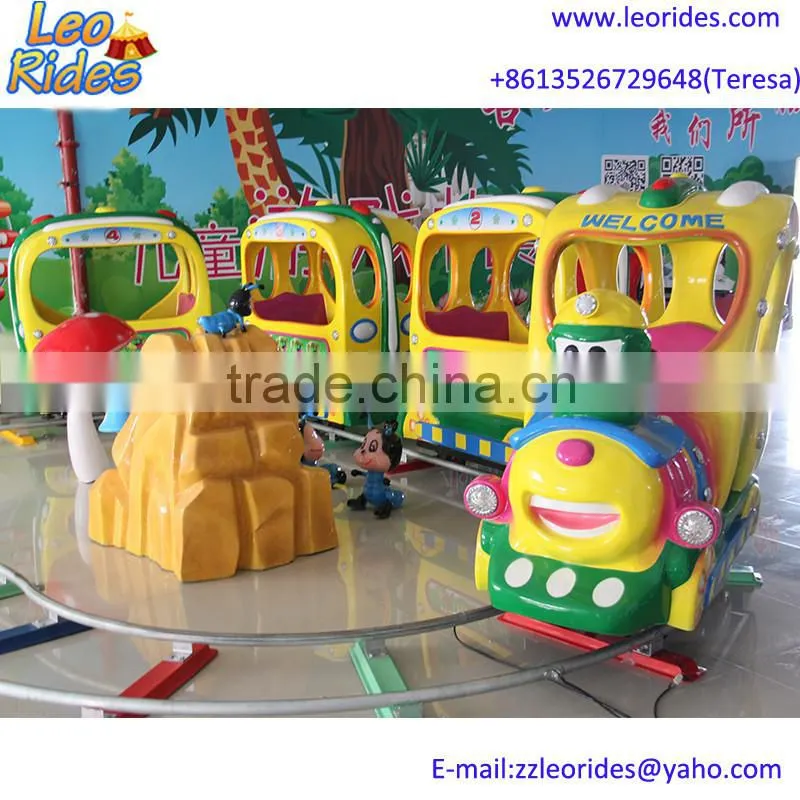 Kids electric rides train with tracks, caival rides for sale