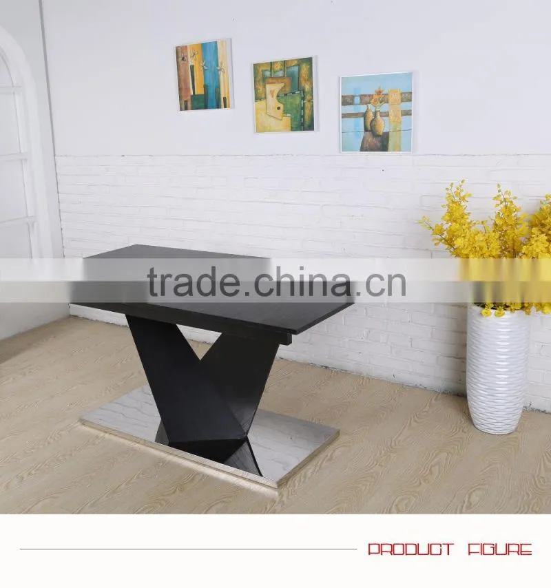 Modern Home Furniture MDF Extension Dining Table Wooden Table