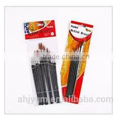 White Box/OPP Bag/Bilster Card Packing wooden Bristle oil painting brush