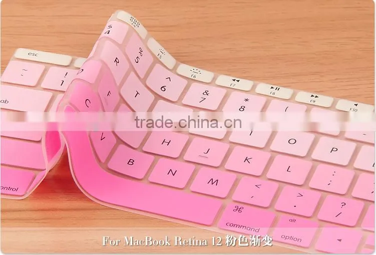 Hot for macbook pro keyboard cover silicone keyboard protective skin cover case