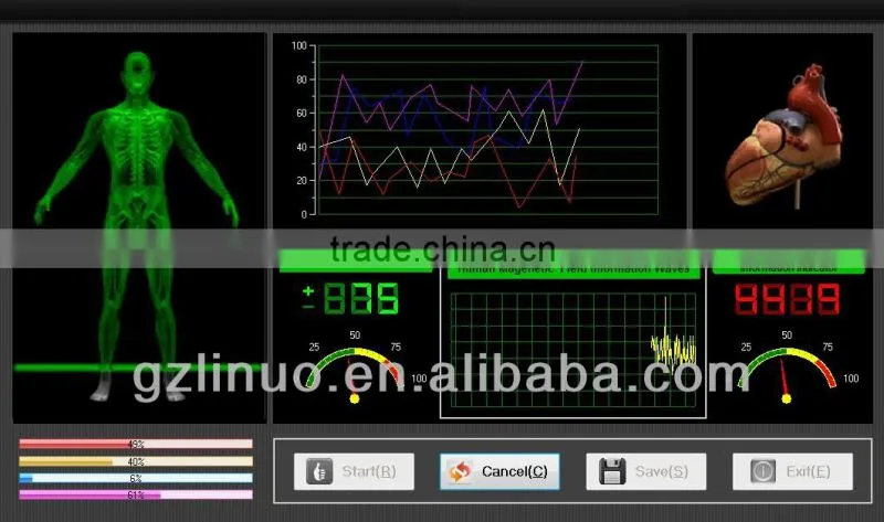 original hot sale 3d cell Quantum Resonance Magnetic Analyzer Machine