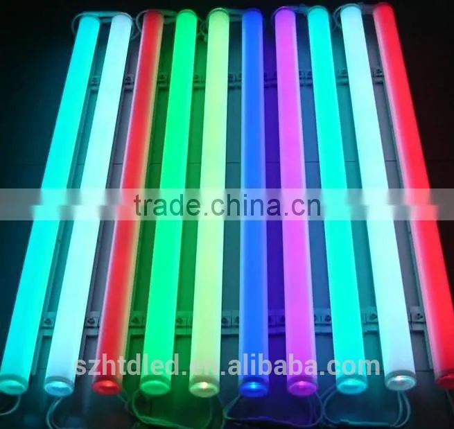 new hot sale bar LED rgb digital tube light color changing led tube lights dc12v
